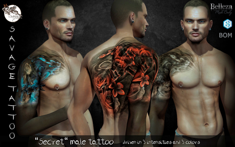 Second Life Marketplace - Savage - Secret Tattoo - Add.